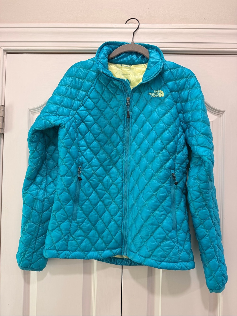 The North Face Women’s Teal Quilted Puffer Jacket
